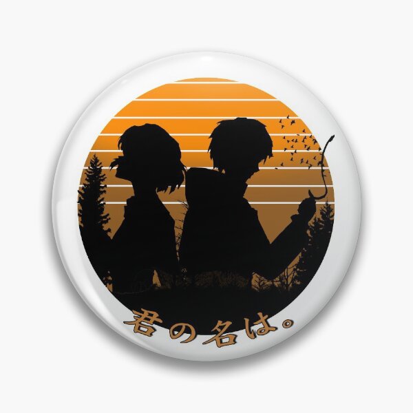 Item preview, kimi no na wa romantic silhoutte retro anime  designed and sold by abangkejepit.