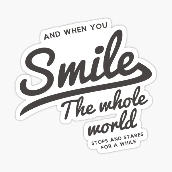 Tu sonrisa Pegatina