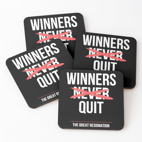 Item preview, The Great Resignation Winners Quit designed and sold by ZavageDesigns.