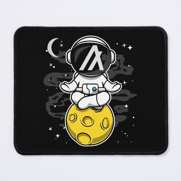 Item preview, Astronaut Yoga Algorand ALGO Coin To The Moon Crypto Token Blockchain Cryptocurrency Wallet designed and sold by JaxonBrown.