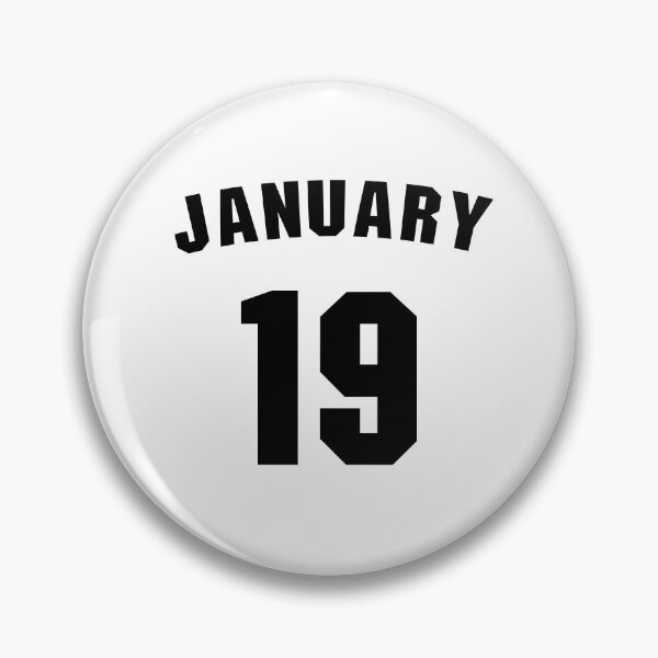 Item preview, Date of birth 19 January birthday gift sport design designed and sold by Panya-Design.