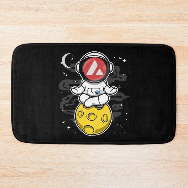 Item preview, Astronaut Yoga Avalanche Avax Coin To The Moon Crypto Token Blockchain Cryptocurrency Wallet designed and sold by JaxonBrown.