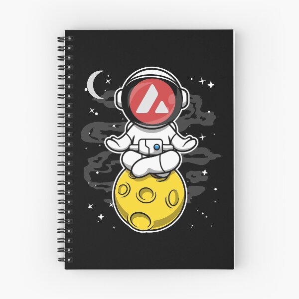 Item preview, Astronaut Yoga Avalanche Avax Coin To The Moon Crypto Token Blockchain Cryptocurrency Wallet designed and sold by JaxonBrown.