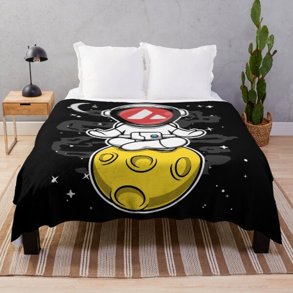 Item preview, Astronaut Yoga Avalanche Avax Coin To The Moon Crypto Token Blockchain Cryptocurrency Wallet designed and sold by JaxonBrown.