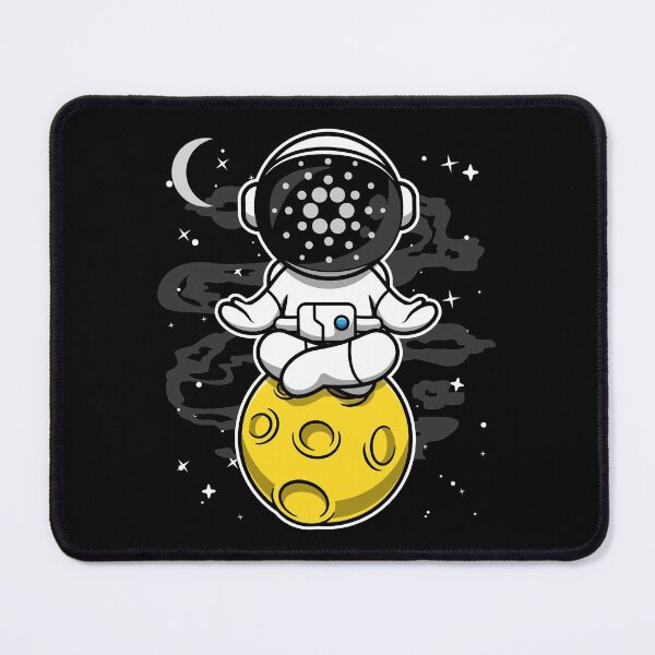 Item preview, Astronaut Yoga Cardano ADA Coin To The Moon Crypto Token Blockchain Cryptocurrency Wallet designed and sold by JaxonBrown.