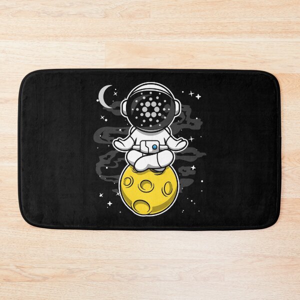 Item preview, Astronaut Yoga Cardano ADA Coin To The Moon Crypto Token Blockchain Cryptocurrency Wallet designed and sold by JaxonBrown.