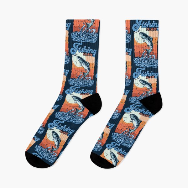 Item preview, Salmon Fishing designed and sold by Vector Scout Lab.