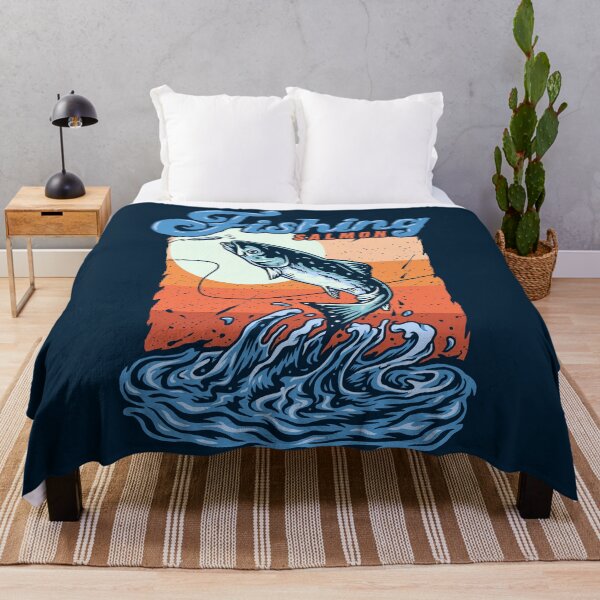 Item preview, Salmon Fishing designed and sold by Vector Scout Lab.