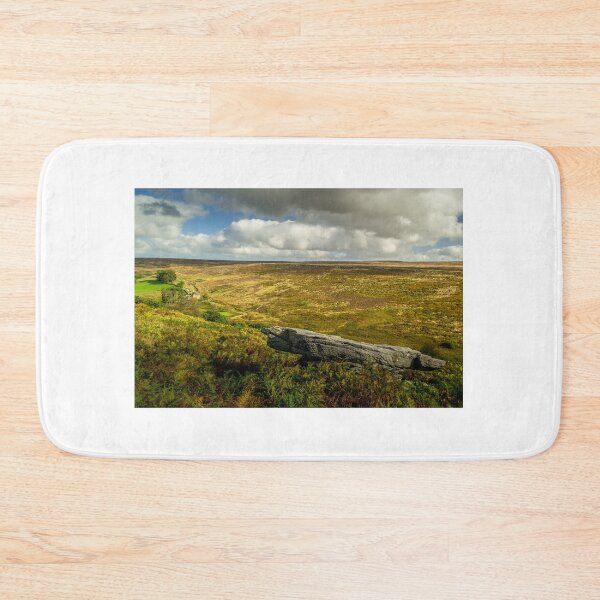 Item preview, Large Stone overlooking Wheeldale, North Yorkshire Moors designed and sold by MichaelBShannon.