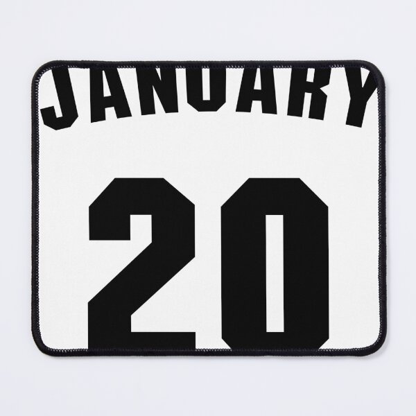 Item preview, Date of birth 20 January birthday gift sport design designed and sold by Panya-Design.