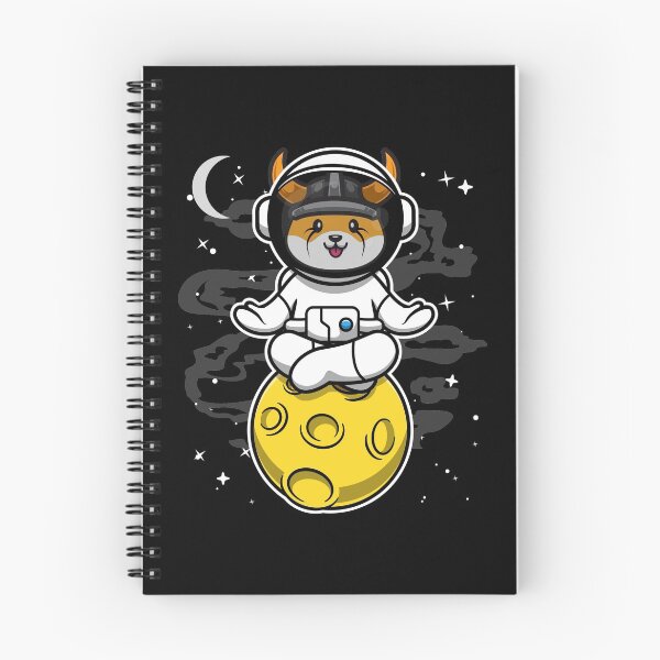 Item preview, Astronaut Yoga Floki Inu Coin To The Moon Floki Army Crypto Token Blockchain Cryptocurrency Wallet designed and sold by JaxonBrown.