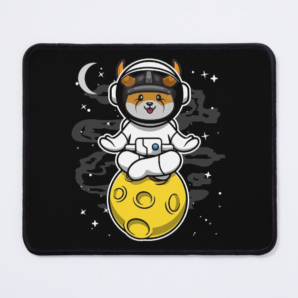 Item preview, Astronaut Yoga Floki Inu Coin To The Moon Floki Army Crypto Token Blockchain Cryptocurrency Wallet designed and sold by JaxonBrown.