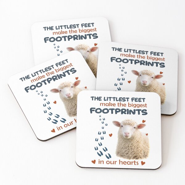 Item preview, The littlest feet make the biggest footprints in our hearts designed and sold by maithithuha.