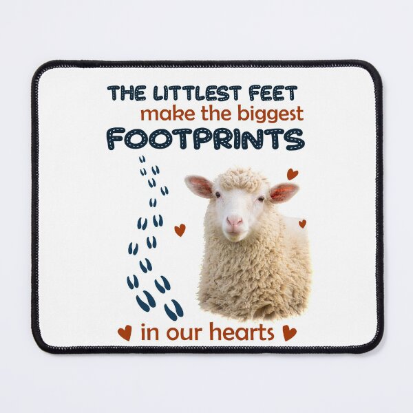 Item preview, The littlest feet make the biggest footprints in our hearts designed and sold by maithithuha.