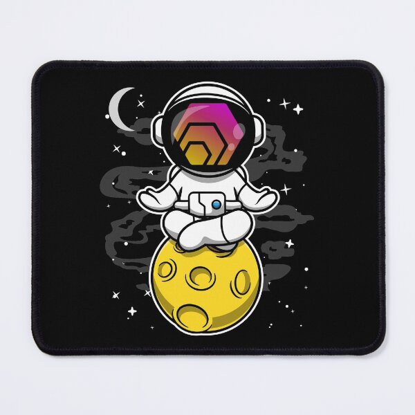 Item preview, Astronaut Yoga HEX Coin To The Moon HEX Crypto Token Blockchain Cryptocurrency Wallet designed and sold by JaxonBrown.