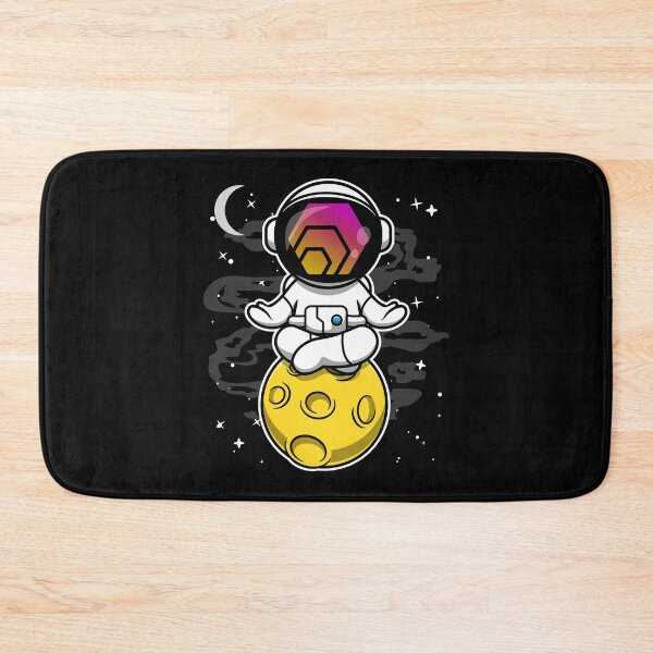 Item preview, Astronaut Yoga HEX Coin To The Moon HEX Crypto Token Blockchain Cryptocurrency Wallet designed and sold by JaxonBrown.