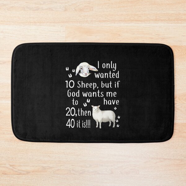 Item preview, I only wanted 10 Sheep, but if God wants me to have 20, then 40 it is!! designed and sold by maithithuha.