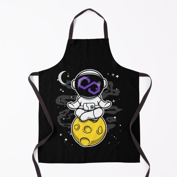 Item preview, Astronaut Yoga Polygon Matic Coin To The Moon Crypto Token Blockchain Cryptocurrency Wallet designed and sold by JaxonBrown.