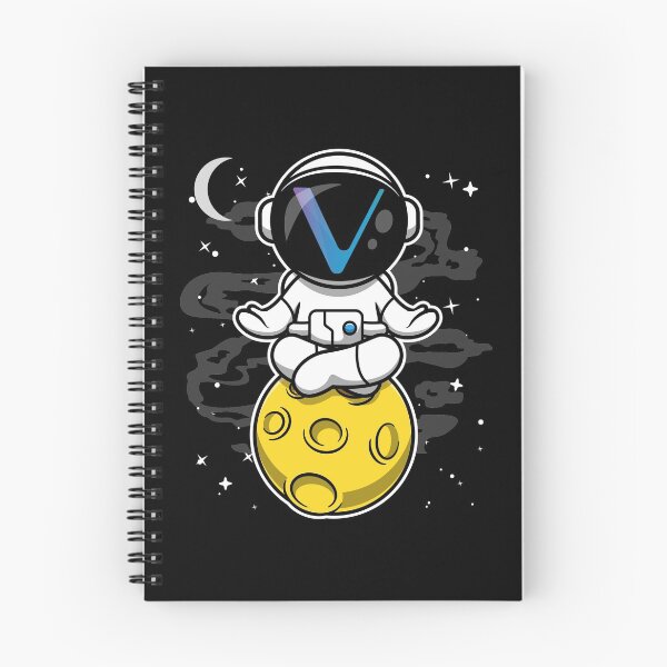 Item preview, Astronaut Yoga Vechain VET Coin To The Moon Crypto Token Blockchain Cryptocurrency Wallet designed and sold by JaxonBrown.