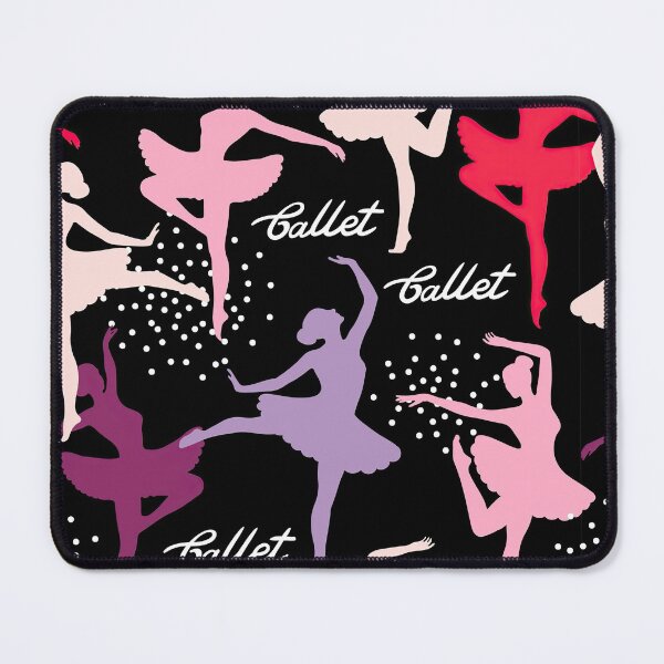 Item preview, Ballet Silhouettes On Black Background  designed and sold by WillaldShop.