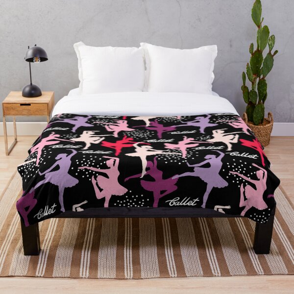 Item preview, Ballet Silhouettes On Black Background  designed and sold by WillaldShop.