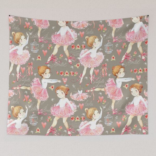 Item preview, Cute Little Ballerina Watercolor  designed and sold by WillaldShop.