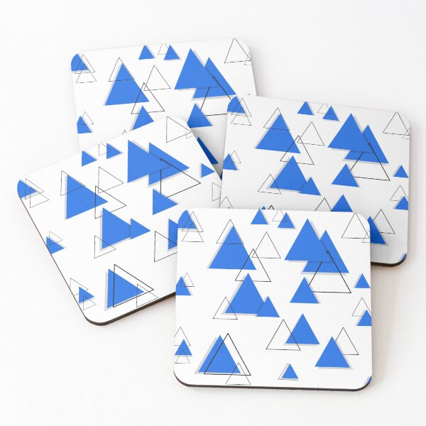 Item preview, Geometric Triangle blue designed and sold by Tshirtstory.