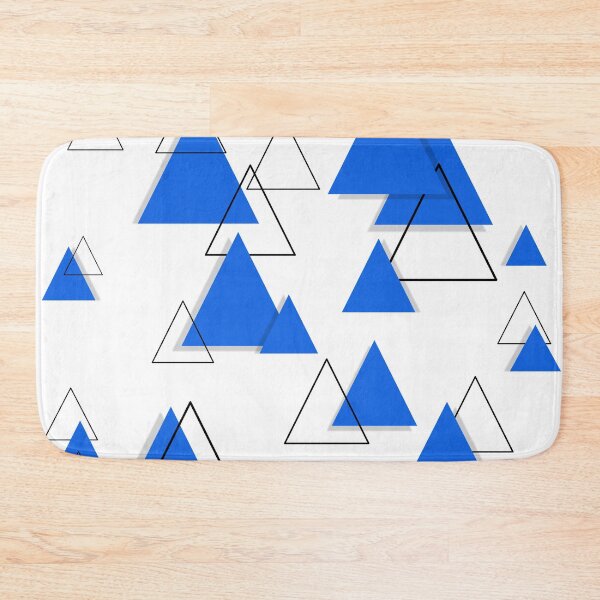 Item preview, Geometric Triangle blue designed and sold by Tshirtstory.