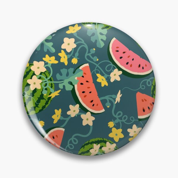 Item preview, Watermelons, slices, leaves, flowers designed and sold by WillaldShop.