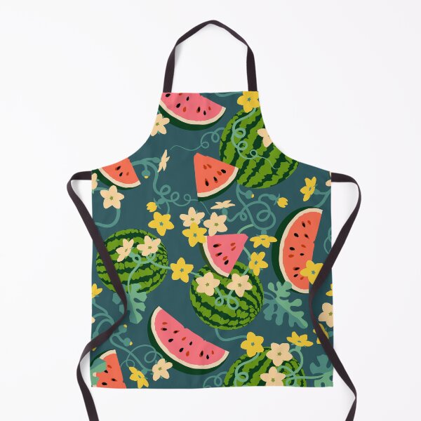 Item preview, Watermelons, slices, leaves, flowers designed and sold by WillaldShop.