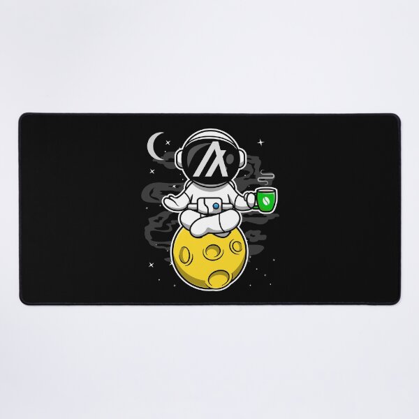 Item preview, Astronaut Yoga Coffee Algorand ALGO Coin To The Moon Crypto Token Blockchain Cryptocurrency Wallet designed and sold by JaxonBrown.