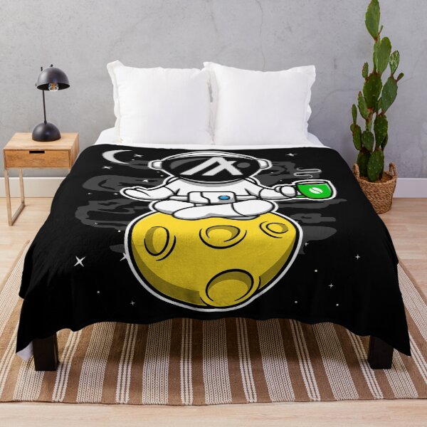 Item preview, Astronaut Yoga Coffee Algorand ALGO Coin To The Moon Crypto Token Blockchain Cryptocurrency Wallet designed and sold by JaxonBrown.