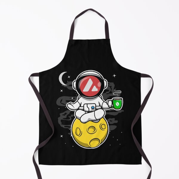 Item preview, Astronaut Yoga Coffee Avalanche Avax Coin To The Moon Crypto Token Blockchain Cryptocurrency Wallet designed and sold by JaxonBrown.