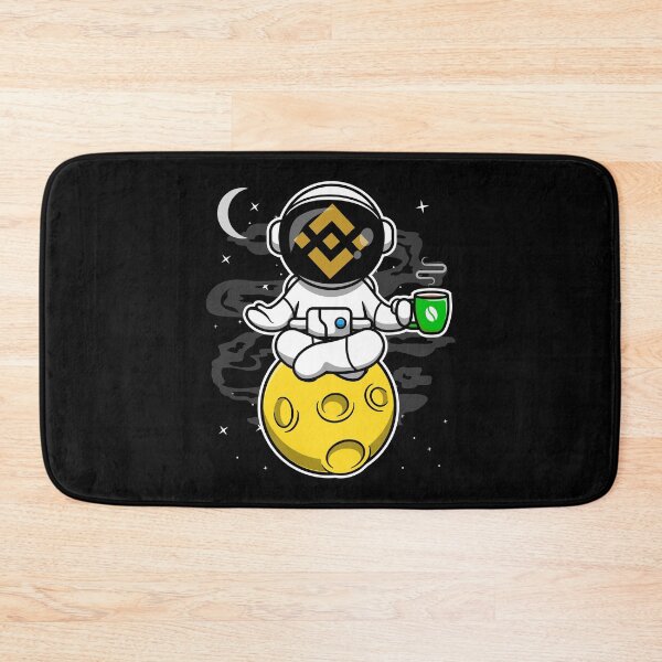 Item preview, Astronaut Yoga Coffee Binance BNB Coin To The Moon Crypto Token Blockchain Cryptocurrency Wallet designed and sold by JaxonBrown.