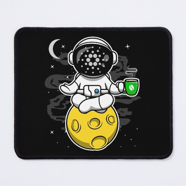 Item preview, Astronaut Yoga Coffee Cardano ADA Coin To The Moon Crypto Token Blockchain Cryptocurrency Wallet designed and sold by JaxonBrown.