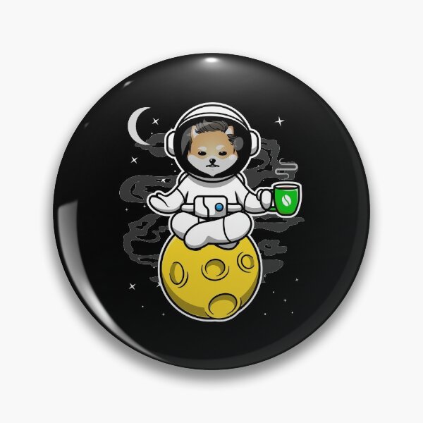 Item preview, Astronaut Yoga Coffee Dogelon Mars ELON Coin To The Moon Crypto Token Blockchain Cryptocurrency Wallet designed and sold by JaxonBrown.