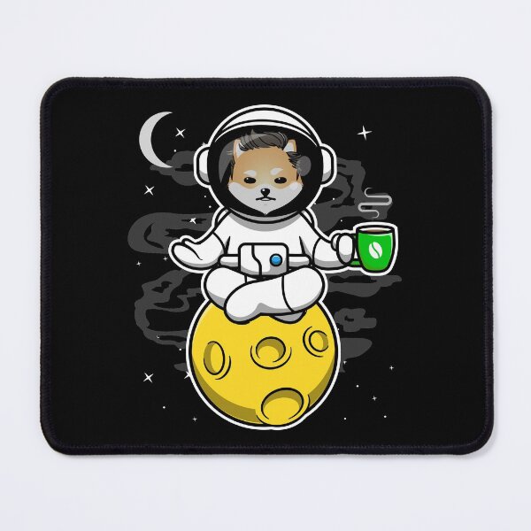 Item preview, Astronaut Yoga Coffee Dogelon Mars ELON Coin To The Moon Crypto Token Blockchain Cryptocurrency Wallet designed and sold by JaxonBrown.