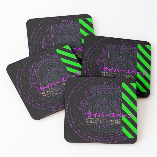 Item preview, Cyberspace design neon green and purple designed and sold by angelisart.