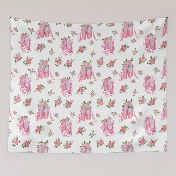 Item preview, Ballet Shoes Floral  designed and sold by RoslynArt.
