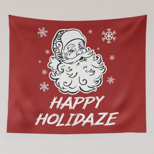 Item preview, Happy Holidaze-Stoner Santa-Marijuana Strain-Funny Christmas  designed and sold by YomeHayin.