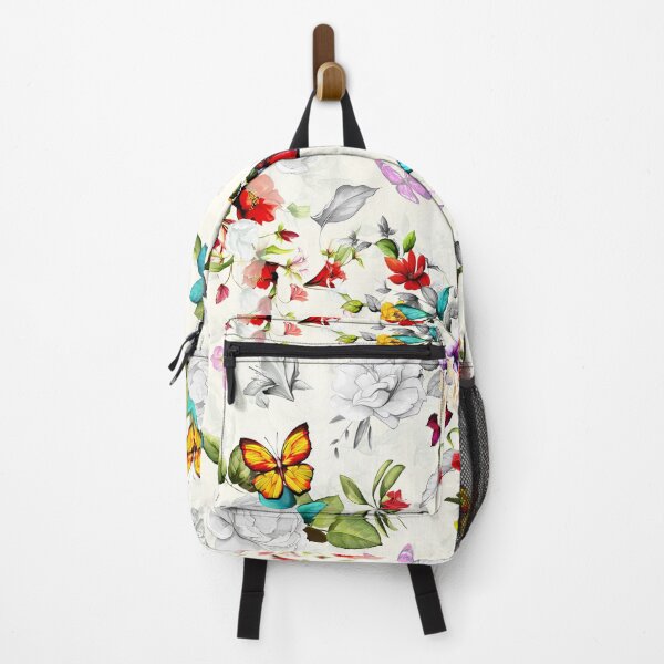 Item preview, Leaves and butterflies around on light green designed and sold by RoslynArt.
