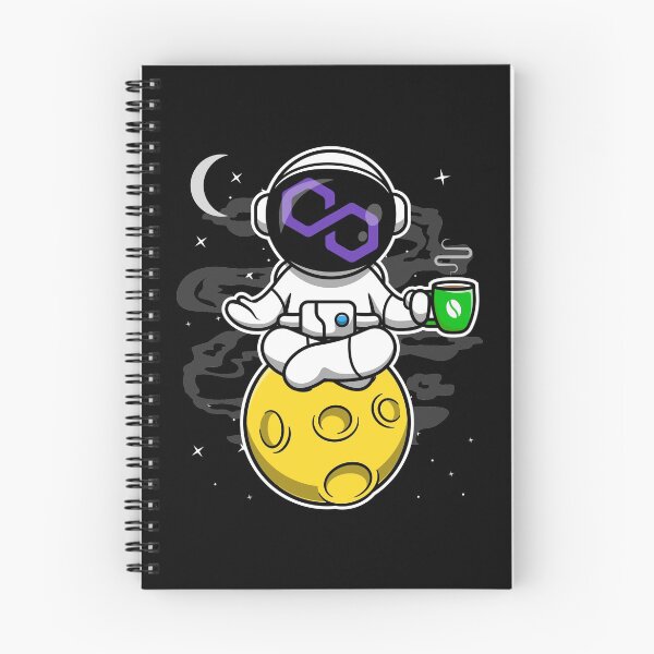 Item preview, Astronaut Yoga Coffee Polygon Matic Coin To The Moon Crypto Token Blockchain Cryptocurrency Wallet designed and sold by JaxonBrown.