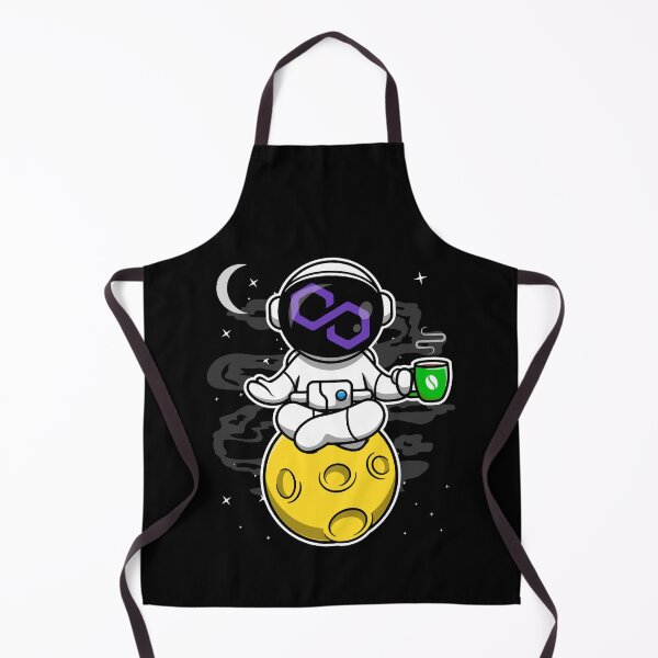 Item preview, Astronaut Yoga Coffee Polygon Matic Coin To The Moon Crypto Token Blockchain Cryptocurrency Wallet designed and sold by JaxonBrown.