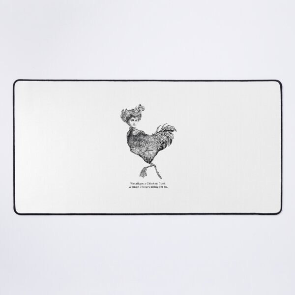 Vista previa del artículo con la obra «Chicken Duck Woman Thing (Arbustos de amor)», diseñado y vendido por CoralReefZA.