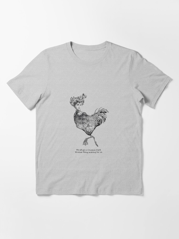Chicken duck woman thing shirt 2025