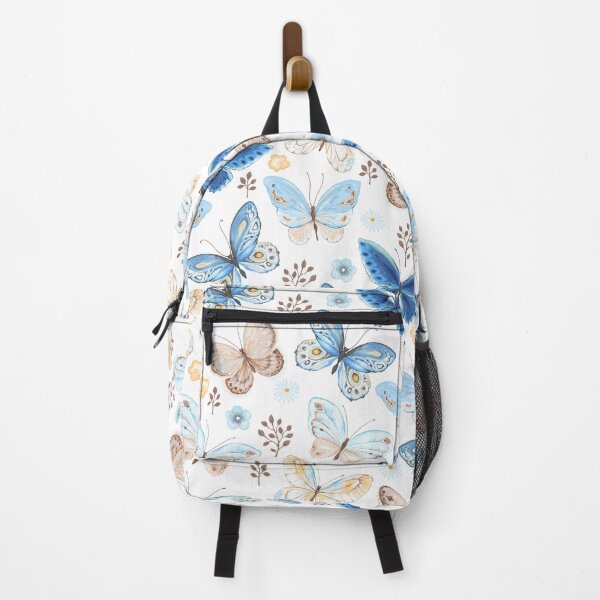 Item preview, Flying butterflies in blue and brown designed and sold by RoslynArt.