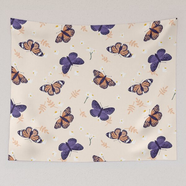 Item preview, Bright butterflies texture  designed and sold by RoslynArt.