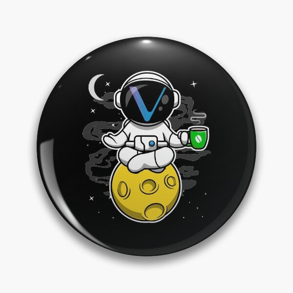 Item preview, Astronaut Yoga Coffee Vechain VET Coin To The Moon Crypto Token Blockchain Cryptocurrency Wallet designed and sold by JaxonBrown.
