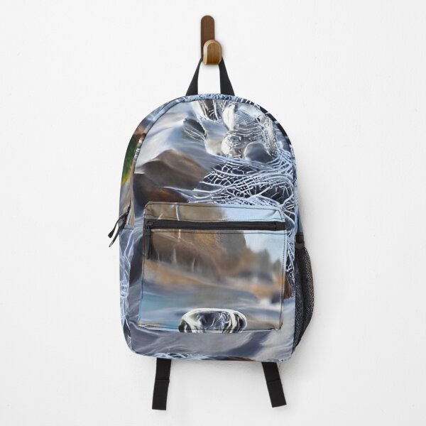 Item preview, Abstract Winter Ice Webs AI Art designed and sold by Melissa Park.