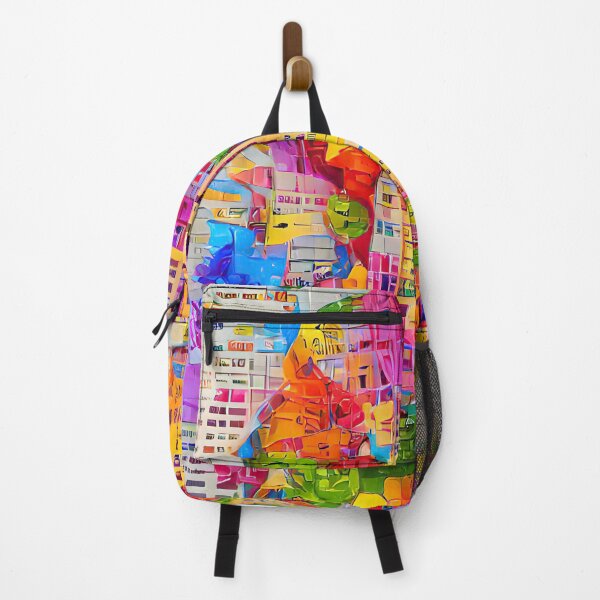 Item preview, colorful New York map designed and sold by ururuty.